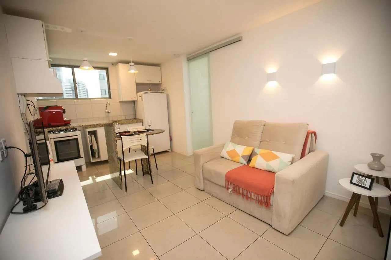 Flat Quarto E Sala, 400 Metros Da Praia De Boa Viagem, Com Piscina, Wi-Fi 220Mbps Recife Apartment
